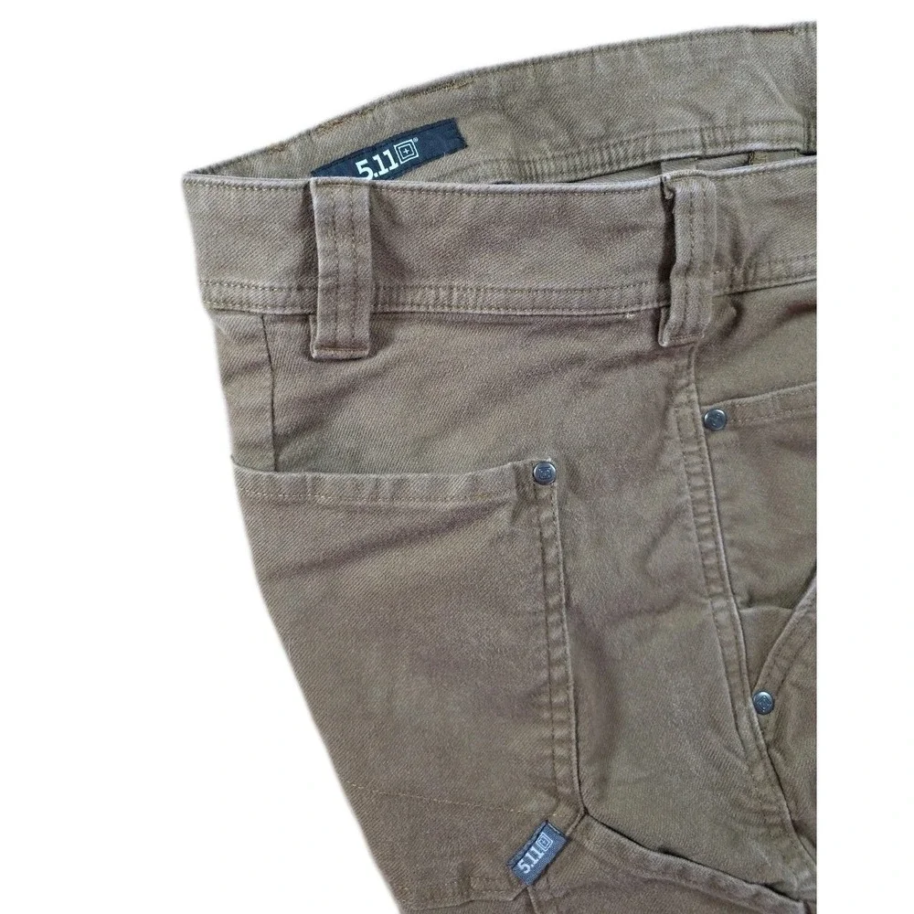 5.11 TACTICAL Coalition Pants Men's Size 44X35 (34) Brown 74533 ‎ Cargo EUC